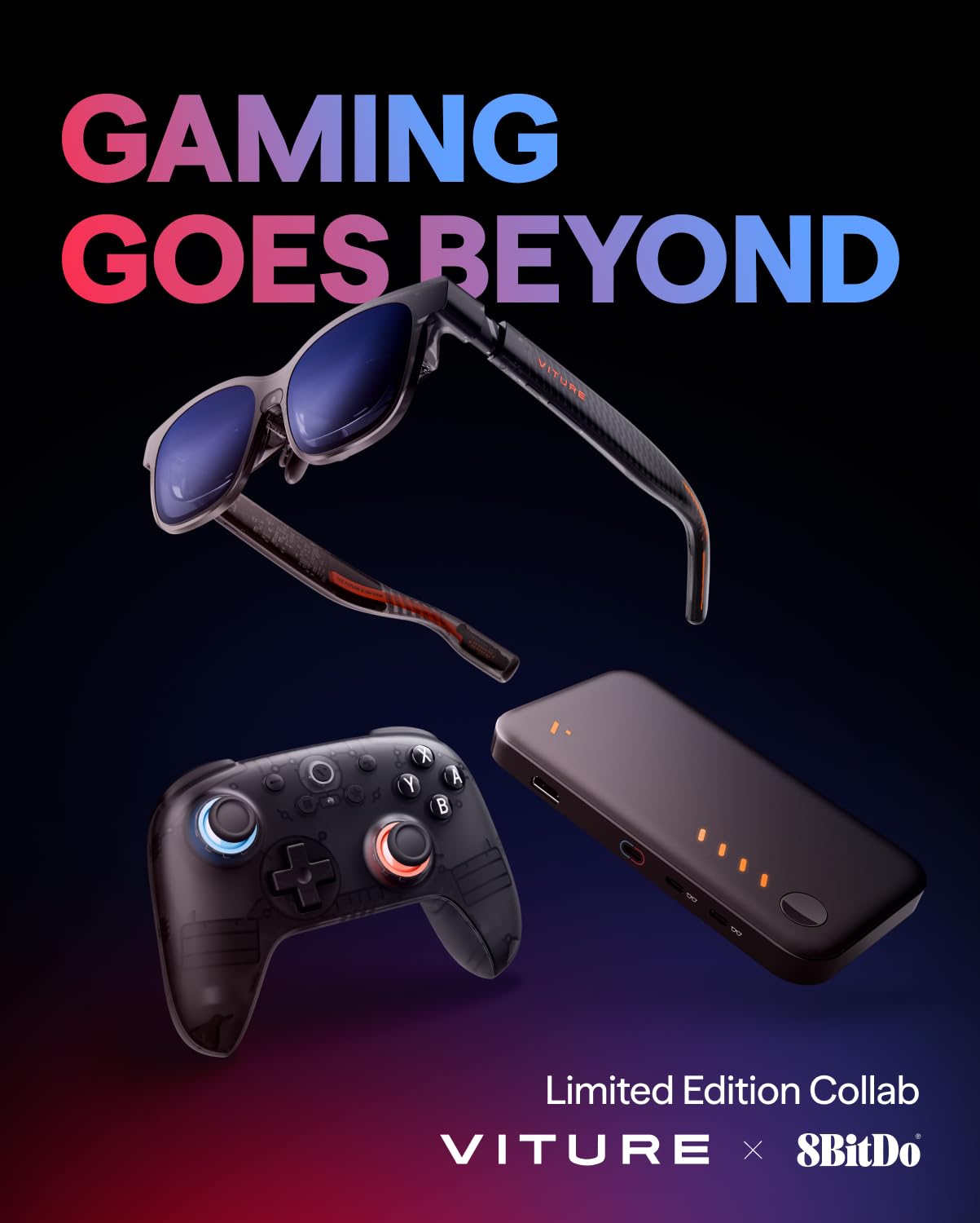 Thumbnail 1 de VITURE × 8BitDo Ultimate 2C Controller 15h