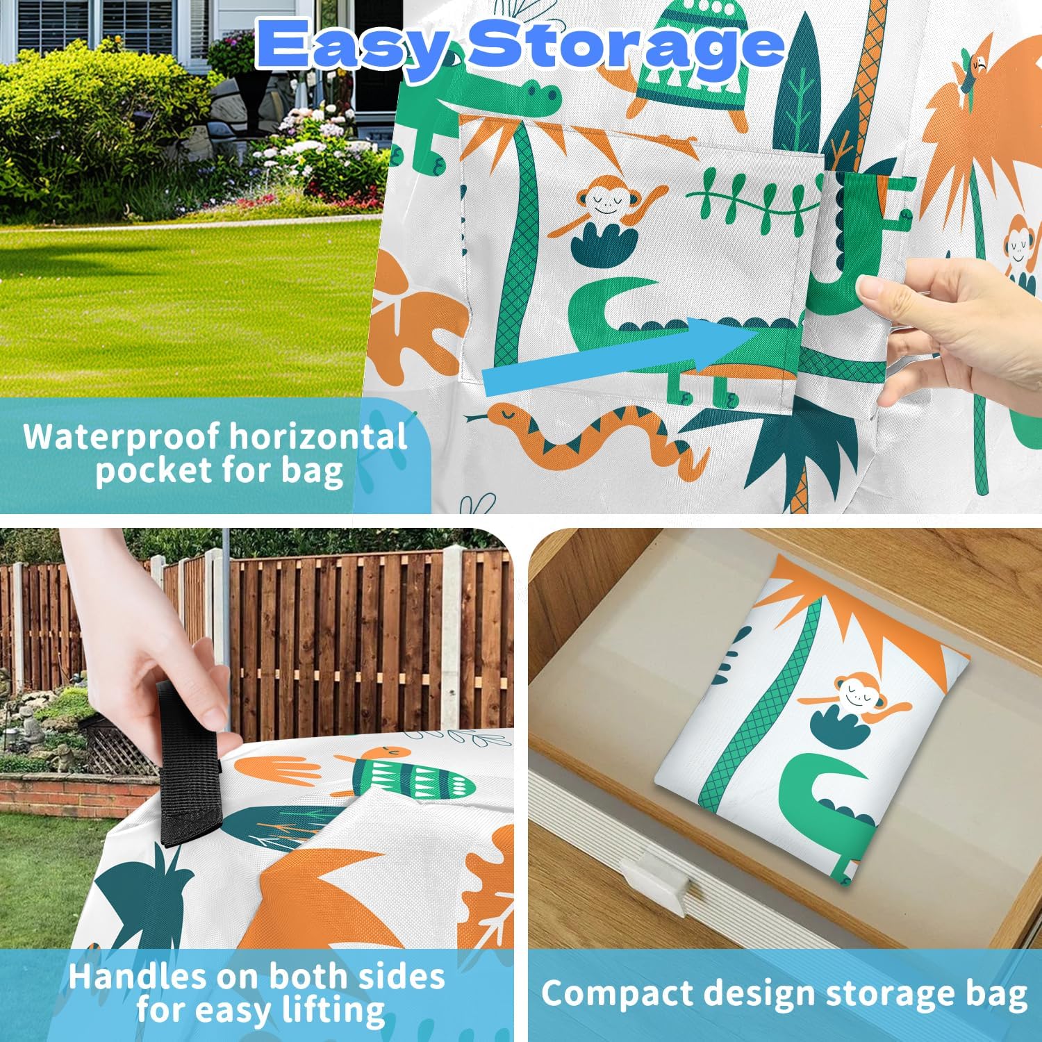 Thumbnail 5 de Intoypad Kids Water Table Cover for Step2 Rain Showers Water Table