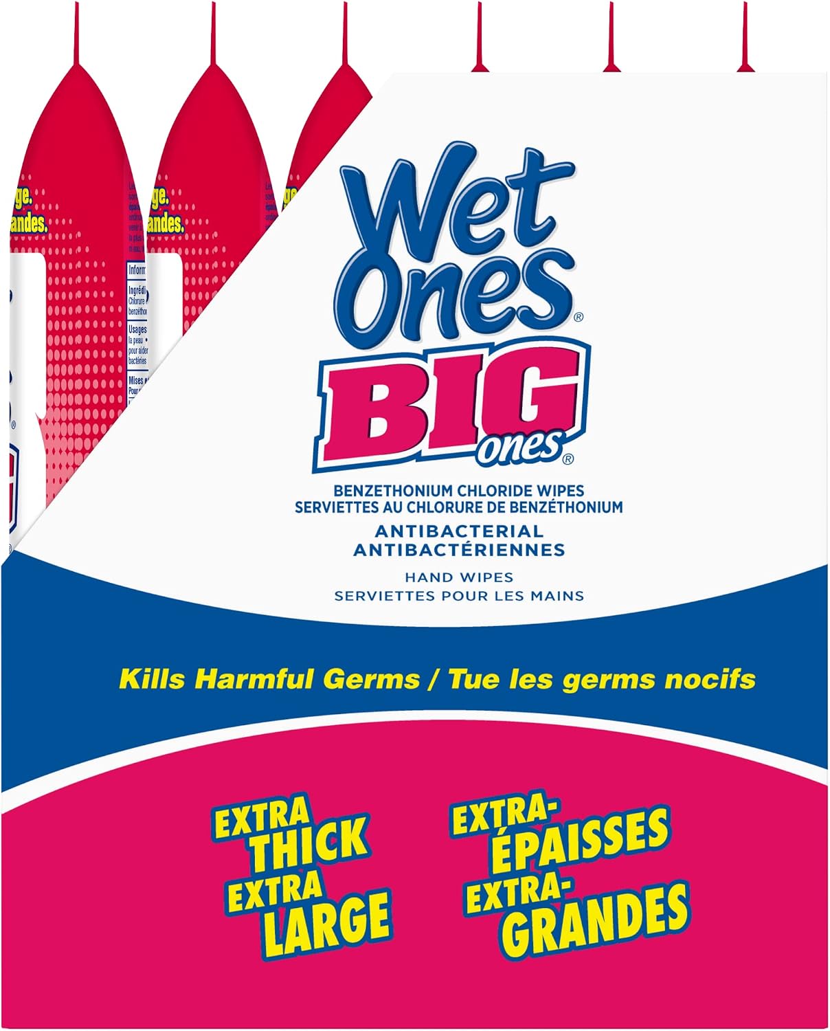 Thumbnail 6 de Wet Ones X0066400 Big Ones Antibacterial Hand Wipes, Fresh Scent, 28-Count, 12-Pack