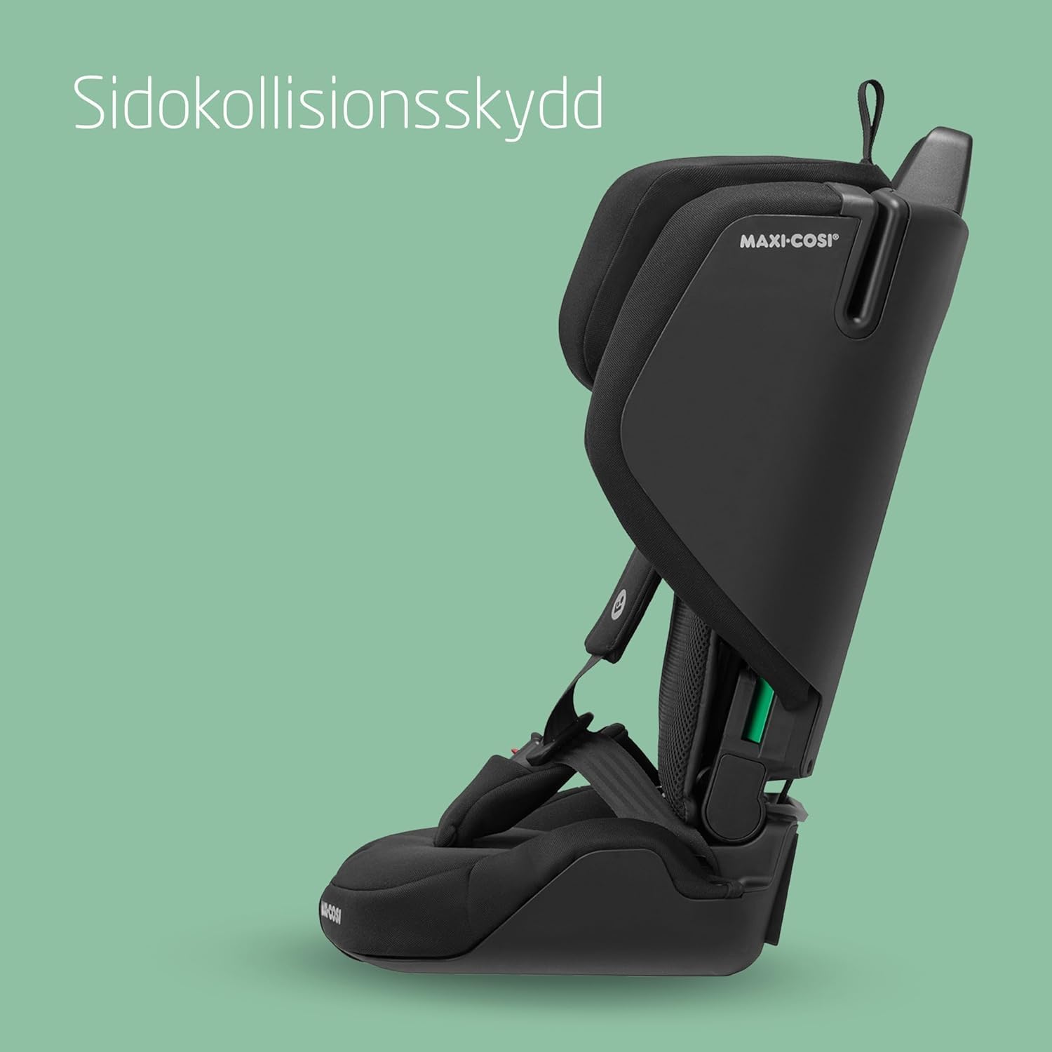 Detalle 1 de Maxi-Cosi Nomad Plus hopfällbar bilbarnstol med fempunktssele och sidokollisionsskydd