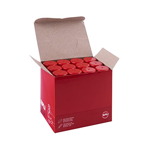 Detalle de APLI 18965: Pack de 12 Barras Adhesivas de 21 g para manualidades y escuela