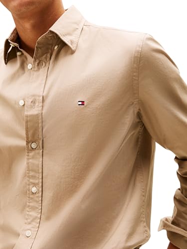 Thumbnail 2 de Tommy Hilfiger MW0MW37550 Camisa Flex Poplin beige XL