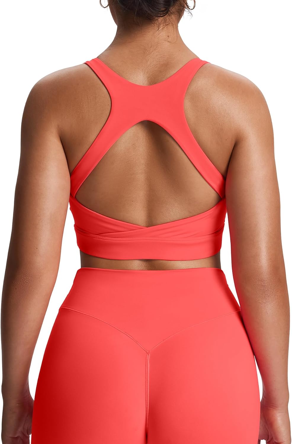Thumbnail 6 de Aoxjox Women's High Impact Workout Sports Bra with Hollow Racerback