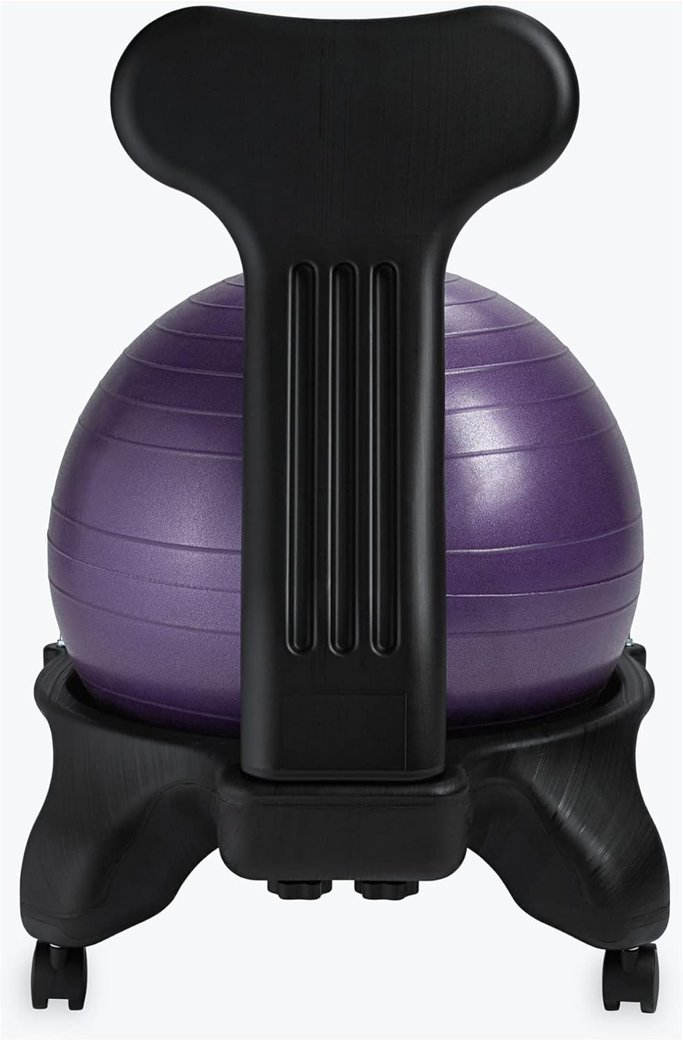 Detalle de Gaiam 05-58867 Classic Balance Ball Chair with 52cm Ball and Rolling Base