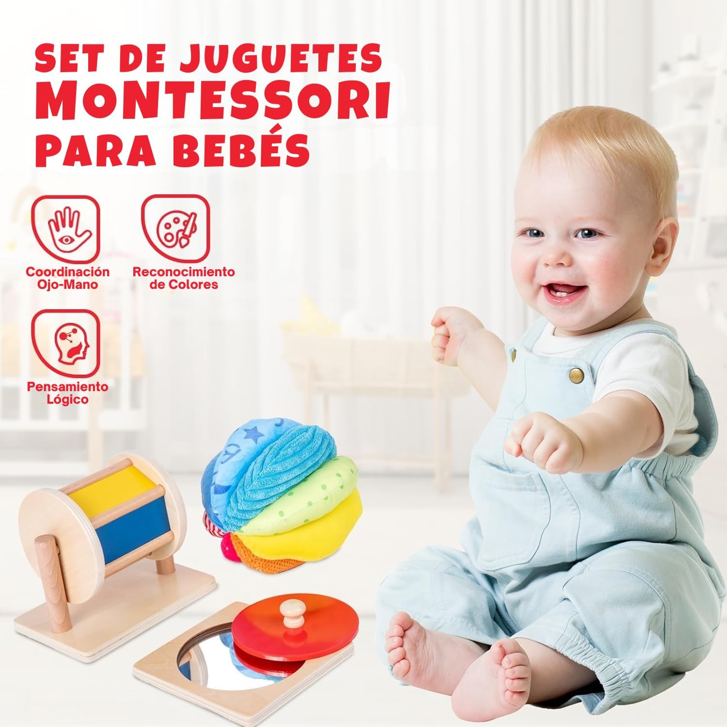 Thumbnail 3 de Montessori Baby Toys Play Kit for 6–12 Months