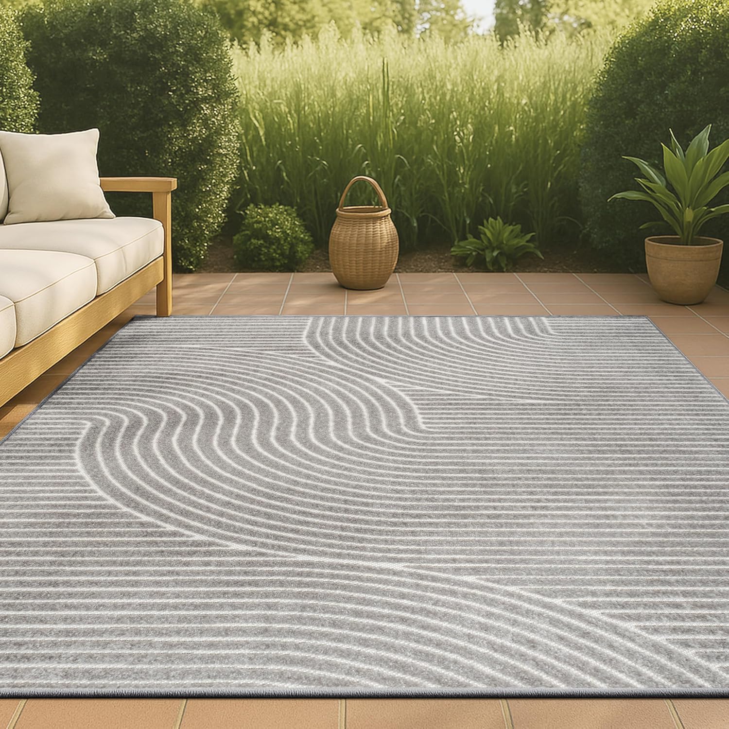 Detalle de JONATHAN Y Indoor/Outdoor Area Rug 8x10
