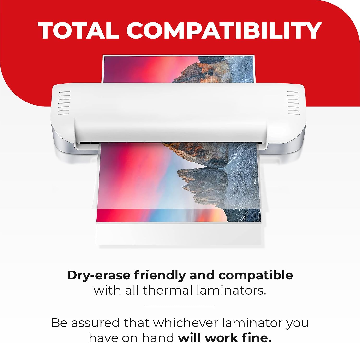 Detalle 2 de Simply Cool 5 Mil Thermal Laminating Pouches, 100 Count, 9 x 11.5-Inch