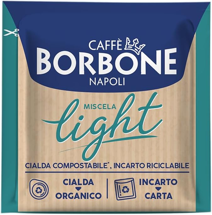 Thumbnail 1 de Caffè Borbone Light Coffee Blend Compostable Pod (150 x 44mm) – ESE Compatible, 50% Less Caffeine