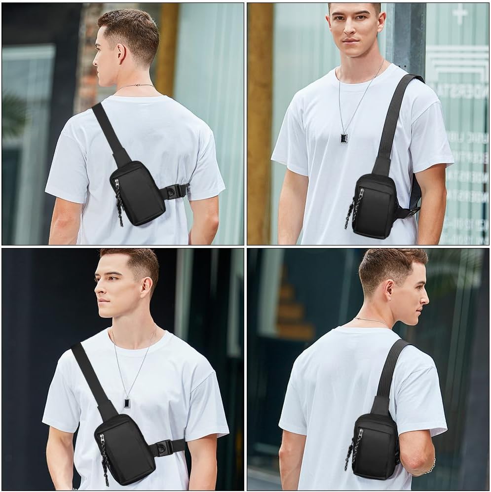 Detalle 2 de flintronic Umhängetasche, Sling Chest Crossbody Bag – Wasserdicht, Vielseitig und Tragbar
