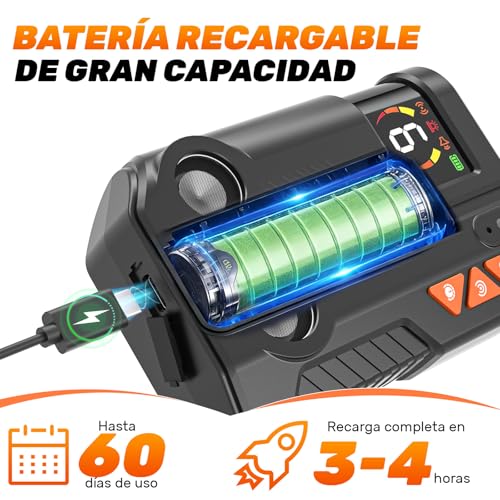 Thumbnail 6 de Holercoco Antiladridos para Perros con AI Inteligente: Doble Emisor Ultrasonidos, 6 Niveles, IPX6 y 60 días de uso