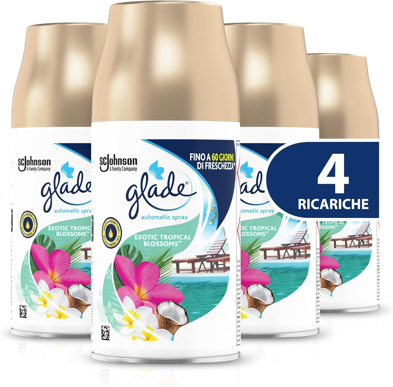 Thumbnail 6 de Glade Automatic Spray Ricarica Exotic Tropical Blossom (scorta da 4 ricariche da 269 ml) per diffusore automatico