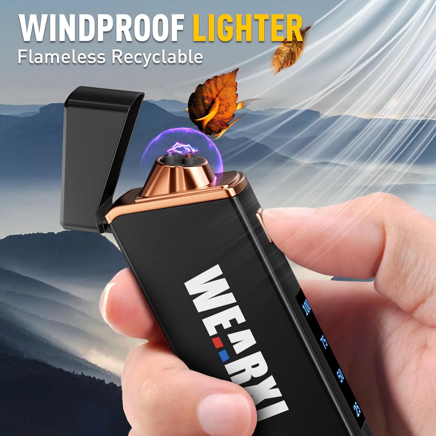 Thumbnail 4 de WEARXI Electric Lighter 8cm portable