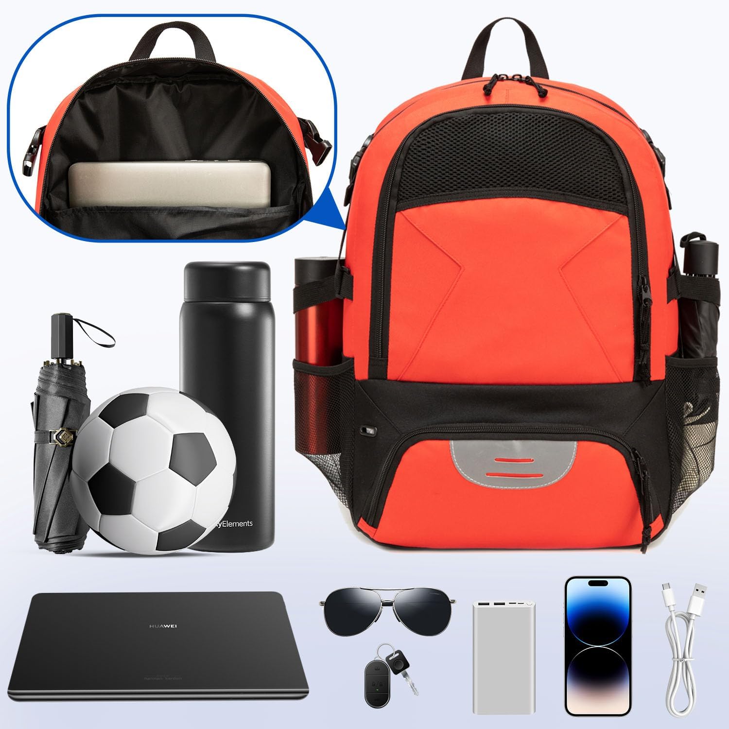 Detalle de AIRTTUZ Basketball Backpack 30L