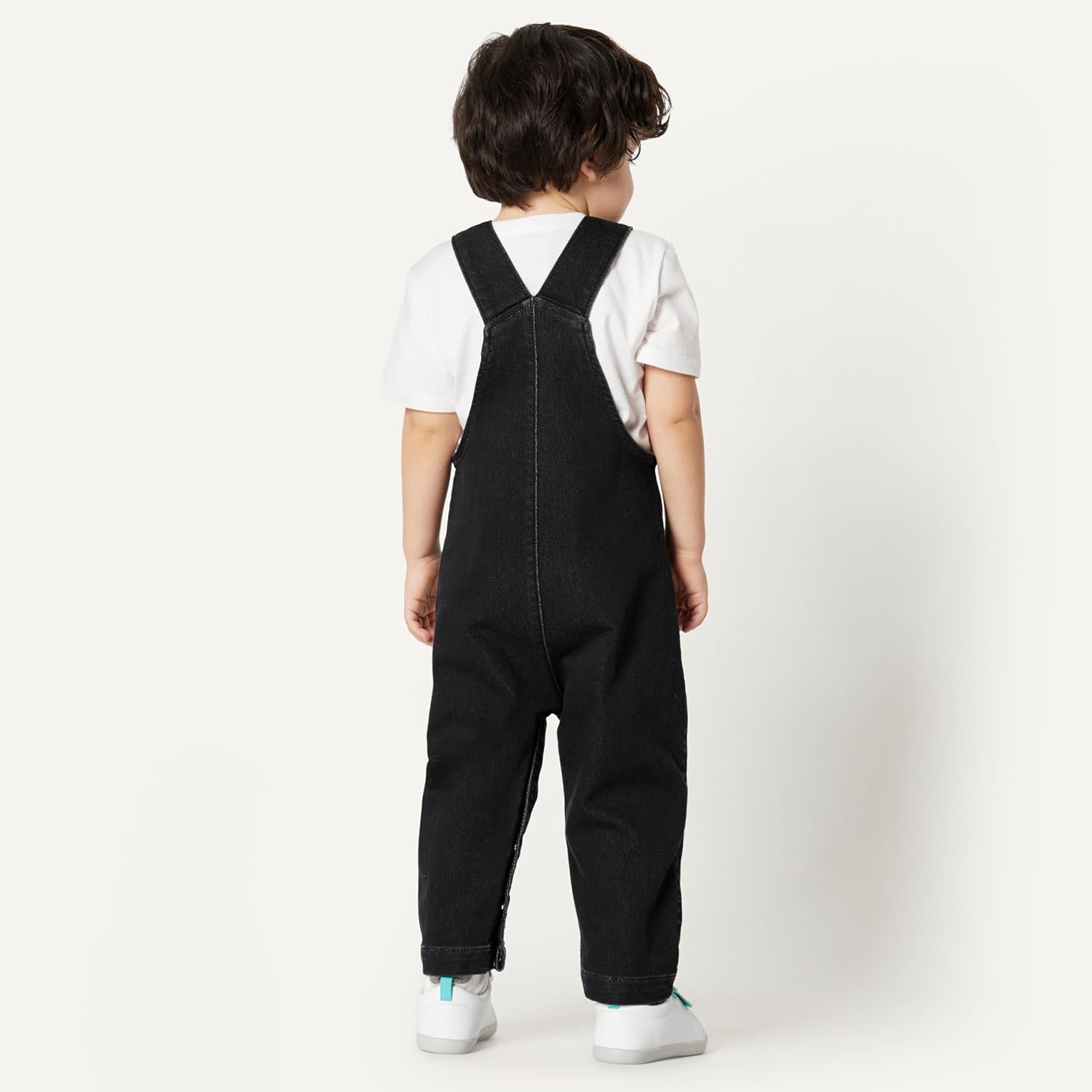 Thumbnail 2 de Amazon Essentials Unisex Babies' Soft Stretch Denim Overalls (Regular Fit)