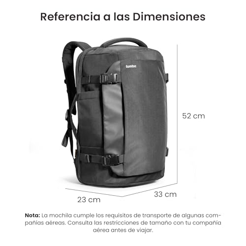 Thumbnail 8 de tomtoc 40L Mochila de viaje TSA Friendly 40L