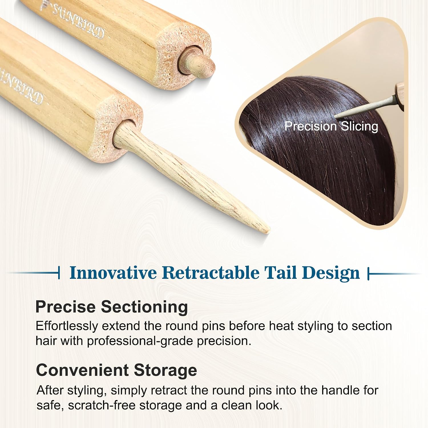 Thumbnail 6 de SUNBIRD round hair brush, 2.1-inch