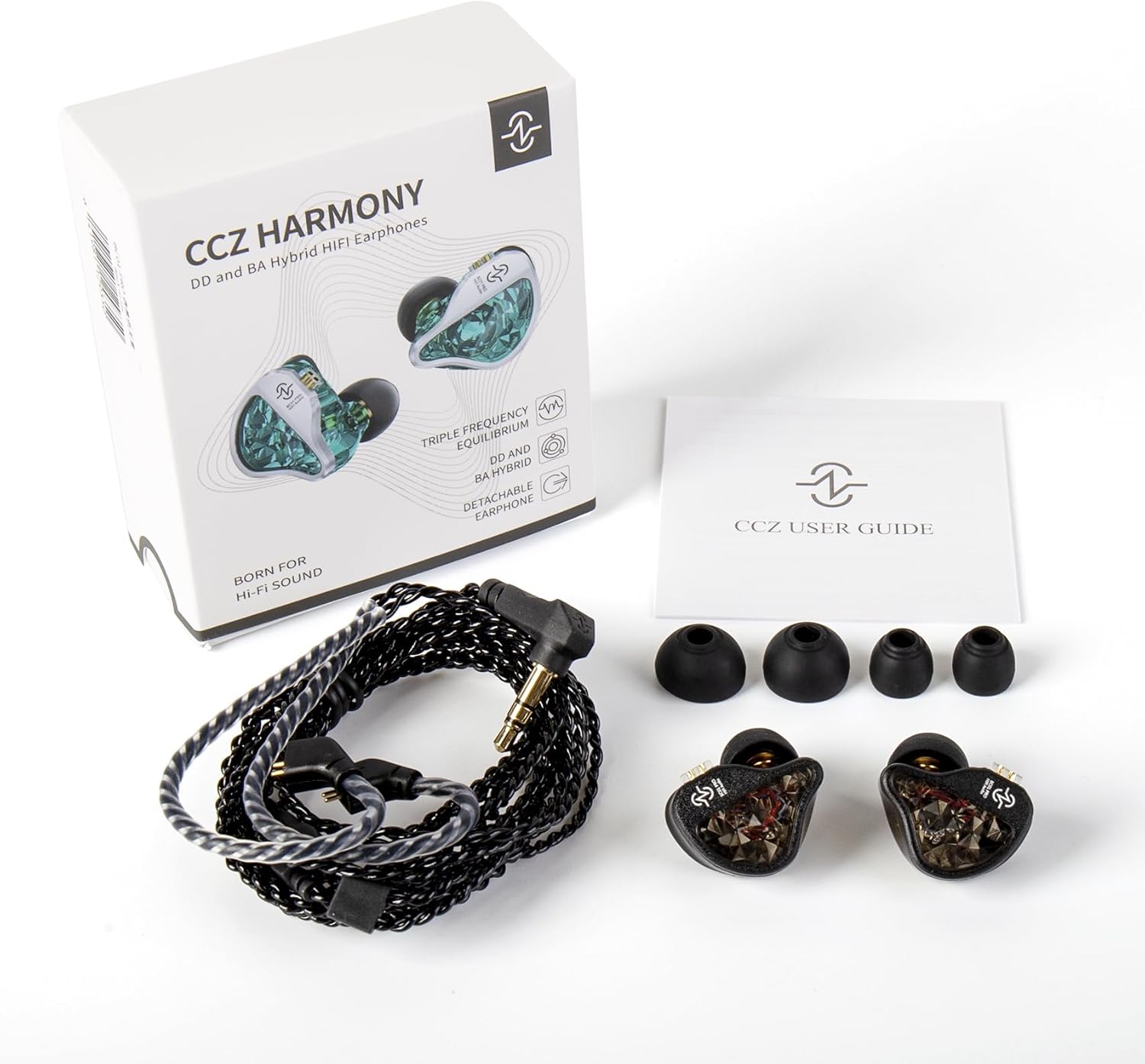 Thumbnail 6 de Yinyoo CCZ Harmony BC01 Pro hybrid in-ear wired headphones with 3.5mm plug