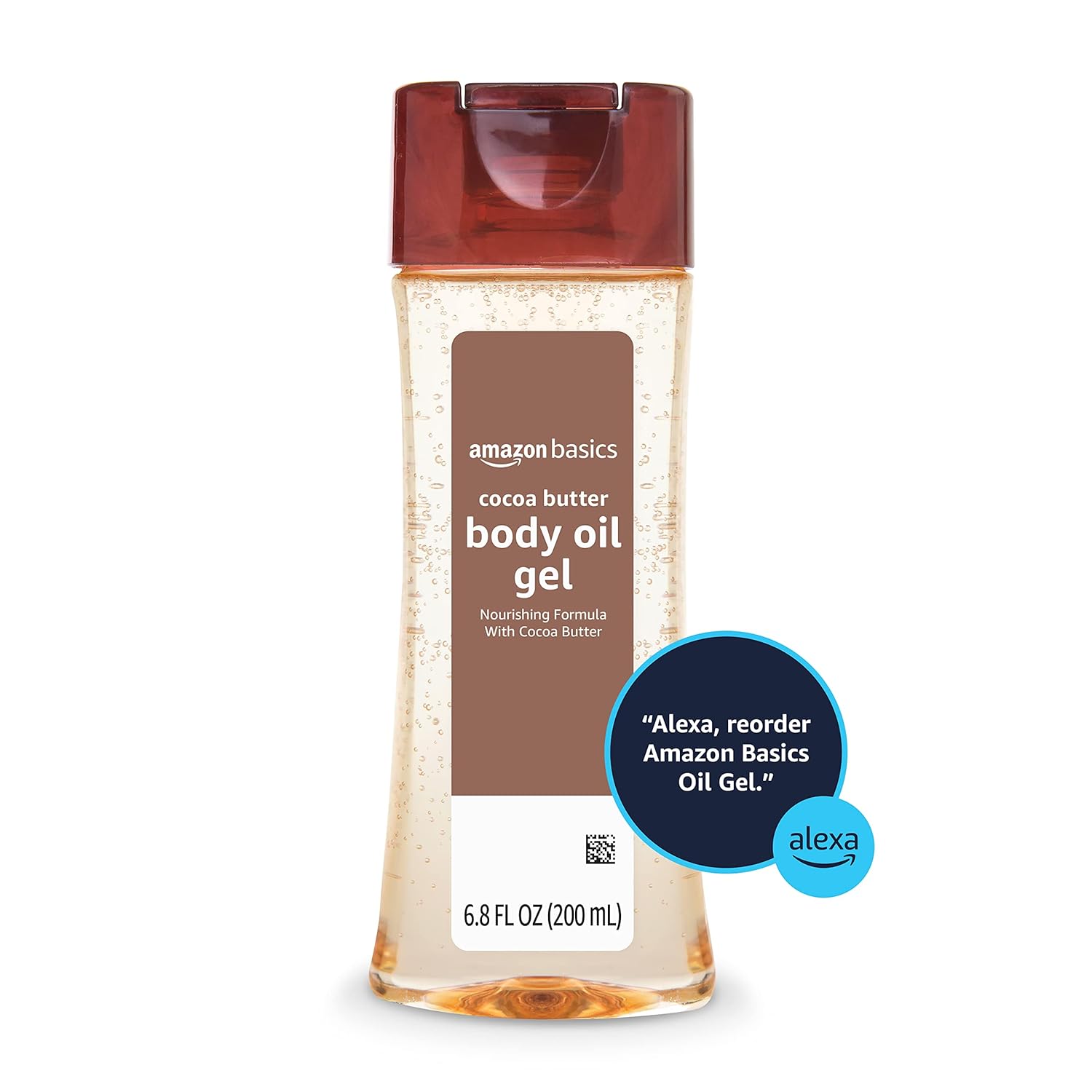 Thumbnail 3 de Amazon Basics Body Oil Gel with Cocoa Butter (6.8 fl oz) — 4-Pack