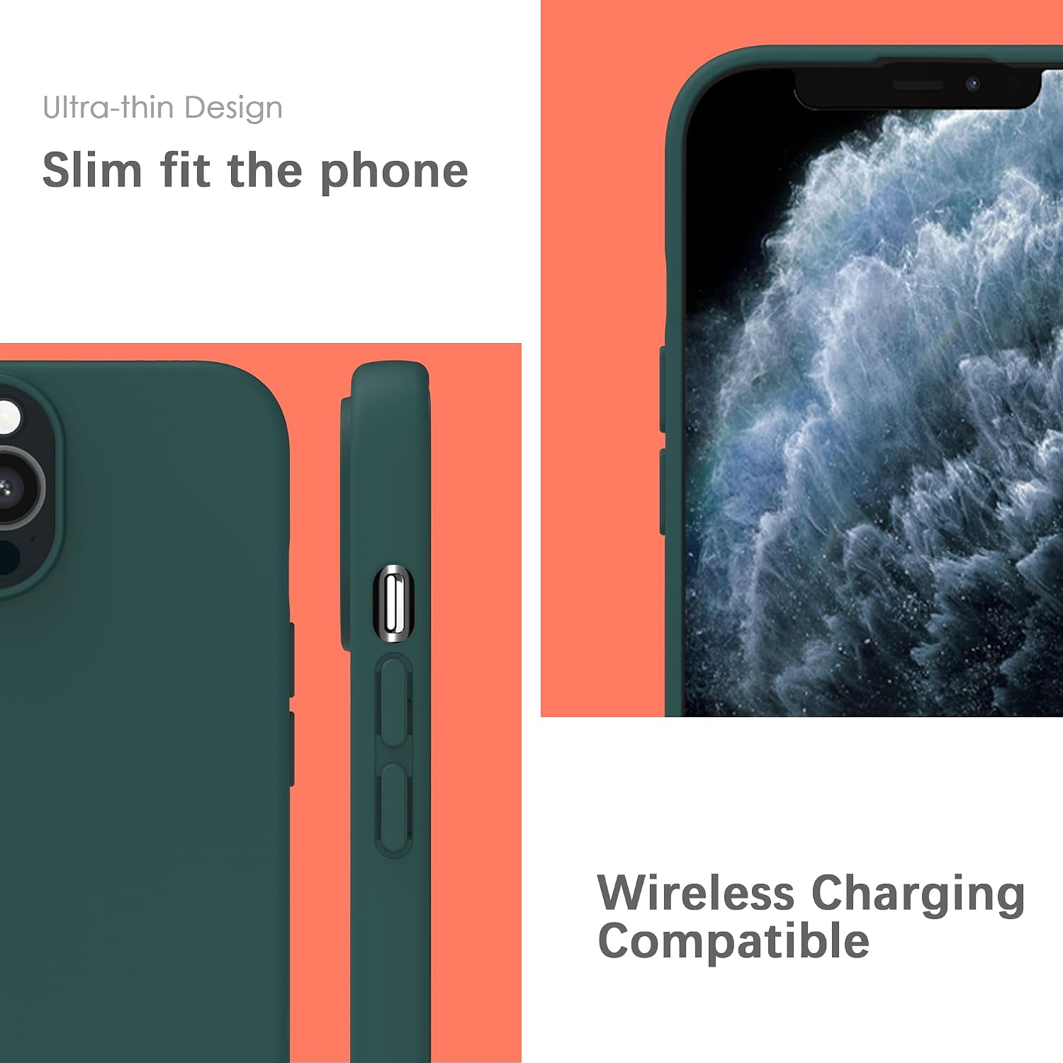 Thumbnail 4 de Coque YATWIN pour iPhone 11 Pro Max, silicone, protection 360°