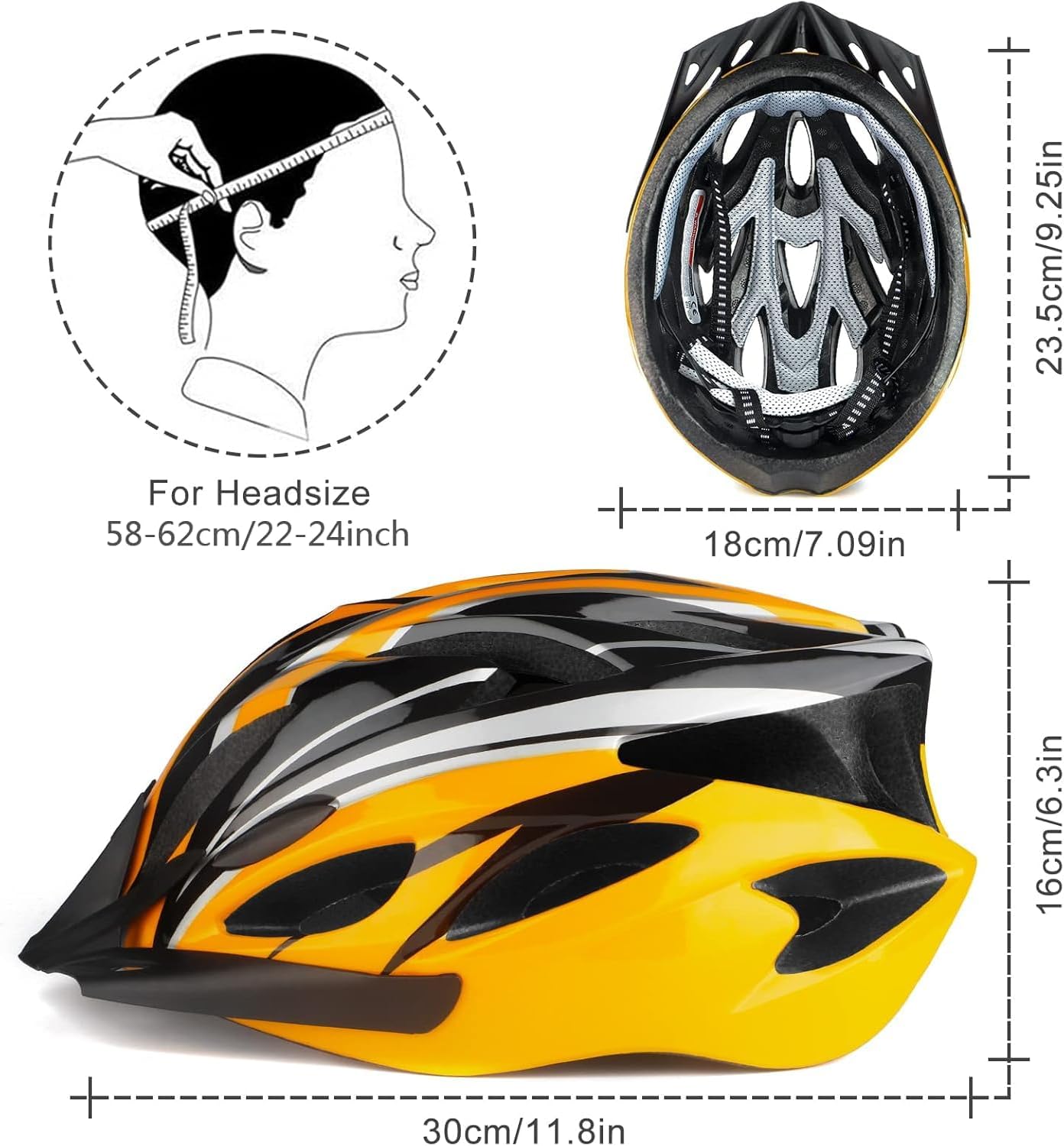 Thumbnail 5 de RaMokey Casco de Bicicleta 58-62 cm Ultraligero