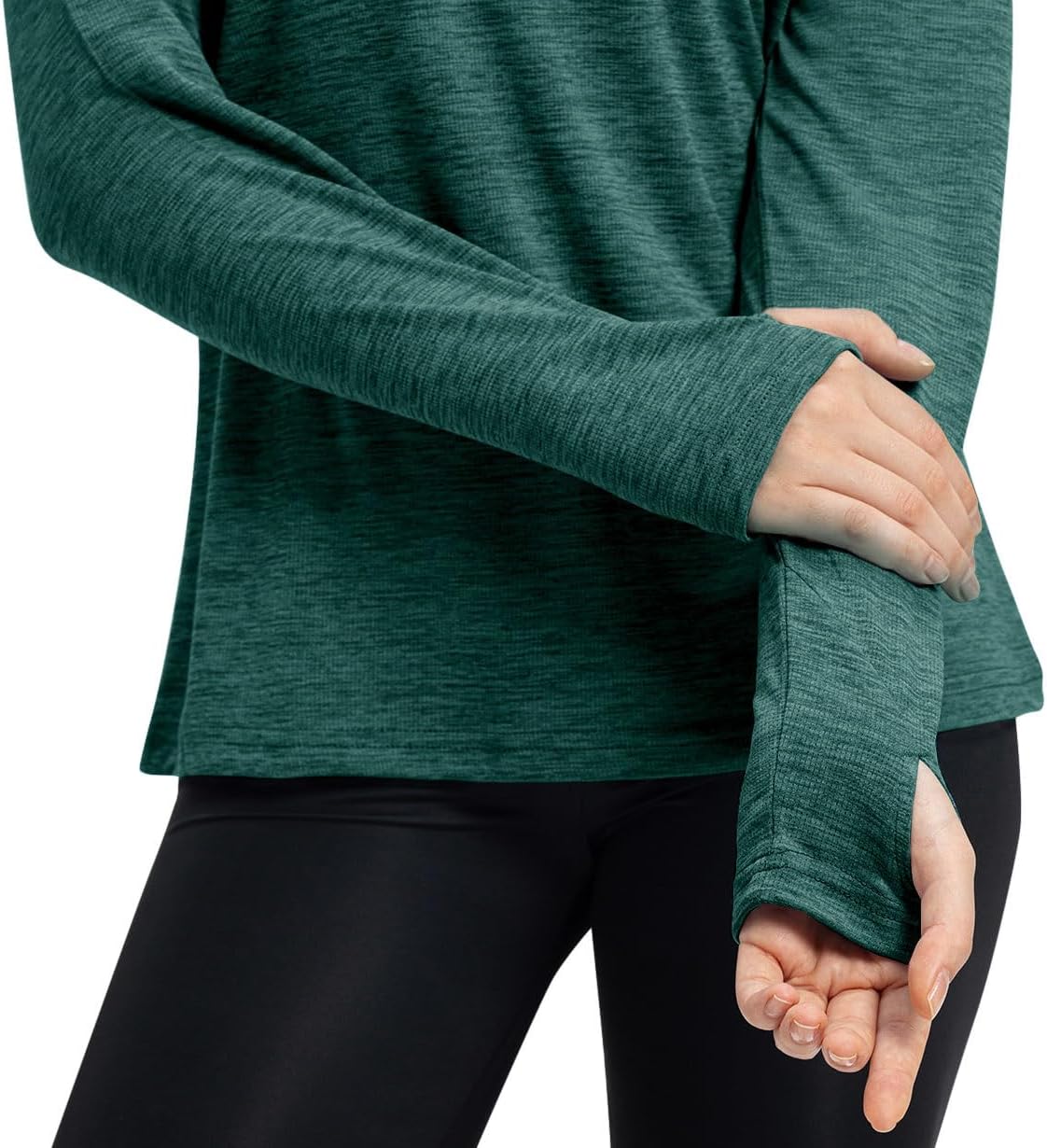 Detalle de TBMPOY Women's Sun Protection Hoodie Shirt UPF 50+