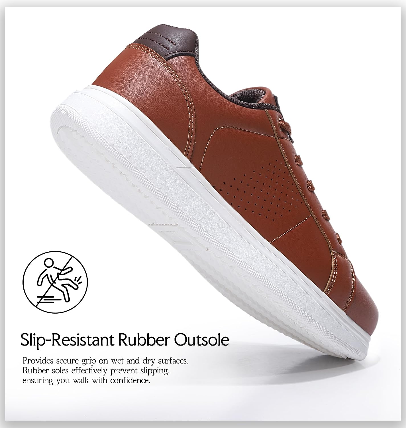 Detalle 2 de ANALeAF Men's Casual Trainers Dress Shoes: Breathable, Comfortable Everyday Fitness for Work and Weekend