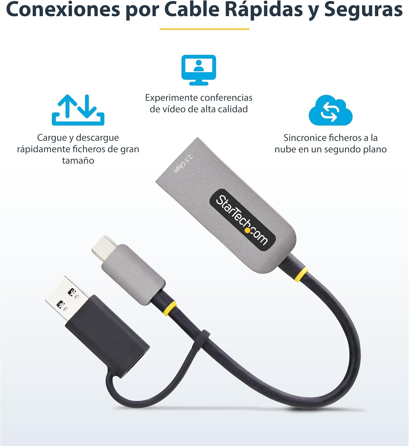 Thumbnail 3 de StarTech.com Adaptador Ethernet USB-C a RJ45 con USB 3.1 🌐