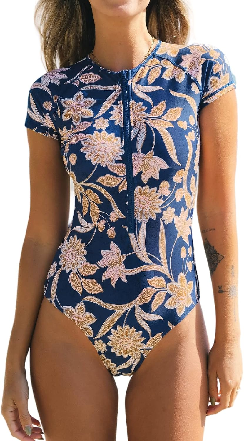 Thumbnail 6 de CUPSHE Maillot de Bain Une pièce Col montant ZIP