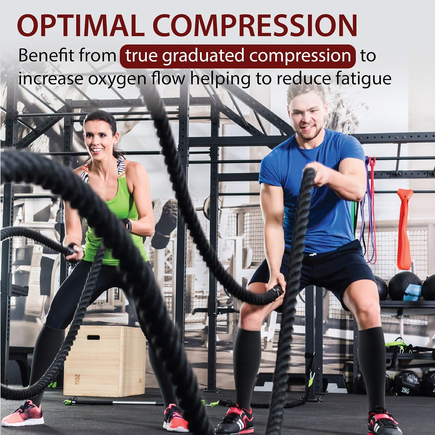 Detalle de Rymora Compression Socks for Men and Women – Sports, Running, Work & Flights
