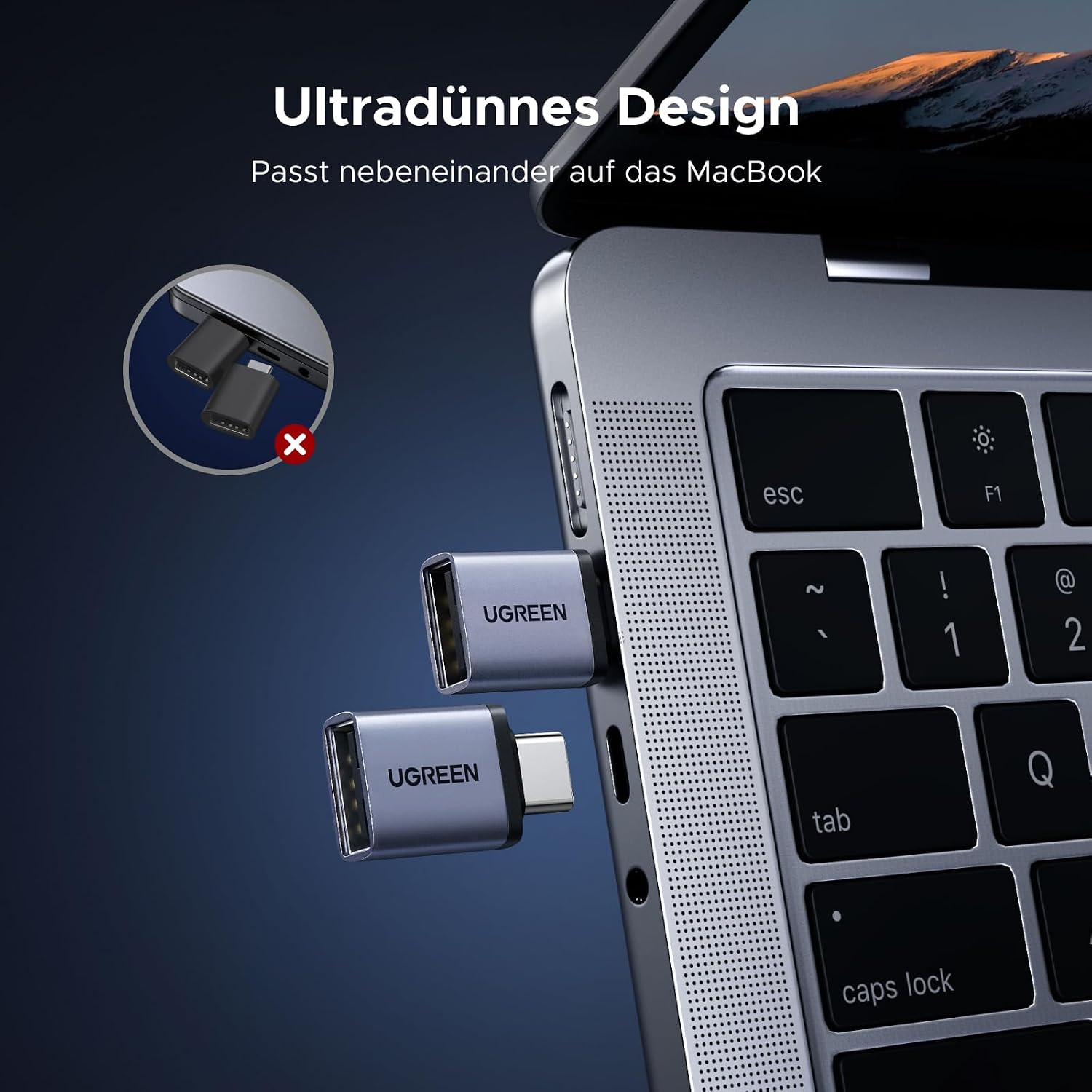 Detalle 2 de UGREEN USB C auf USB OTG Adapter 4er Pack