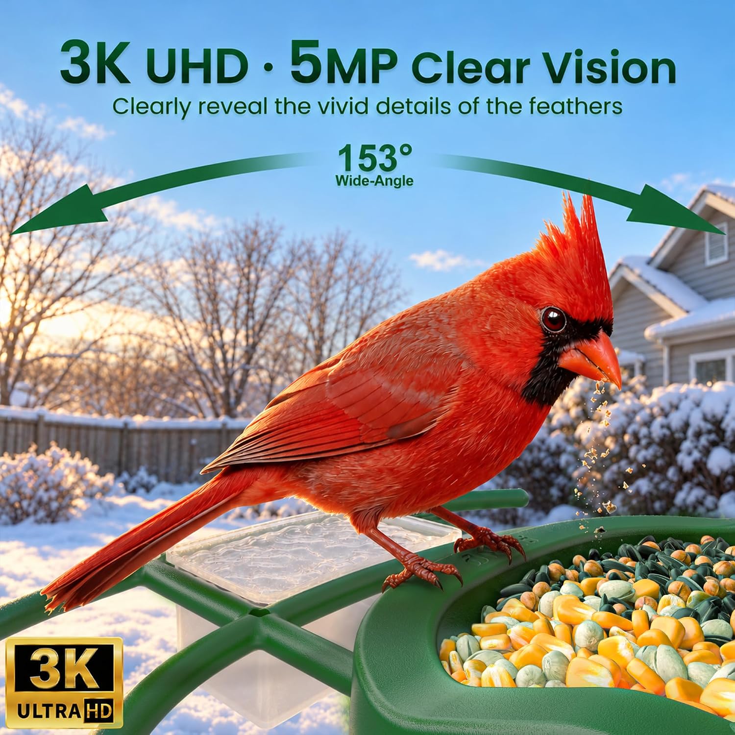 Thumbnail 1 de Smart Bird Feeder Camera 2.5L