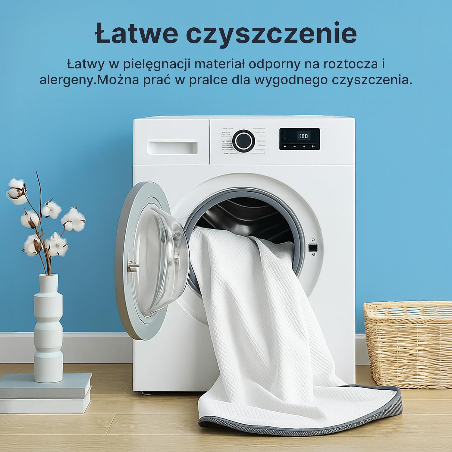 Thumbnail 3 de MKS nakładka żelowa 2 w 1 90 × 200 cm, dwie twardości H3/H4