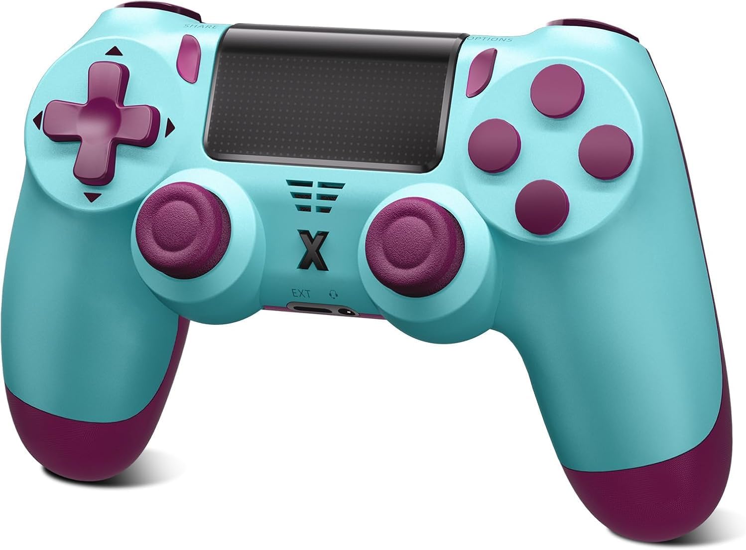 Detalle de Glitfix Wireless Controller for P4, P4 Pro, P4 Slim & PC (Bluetooth gamepad with vibration, touch panel and 3.5mm audio)