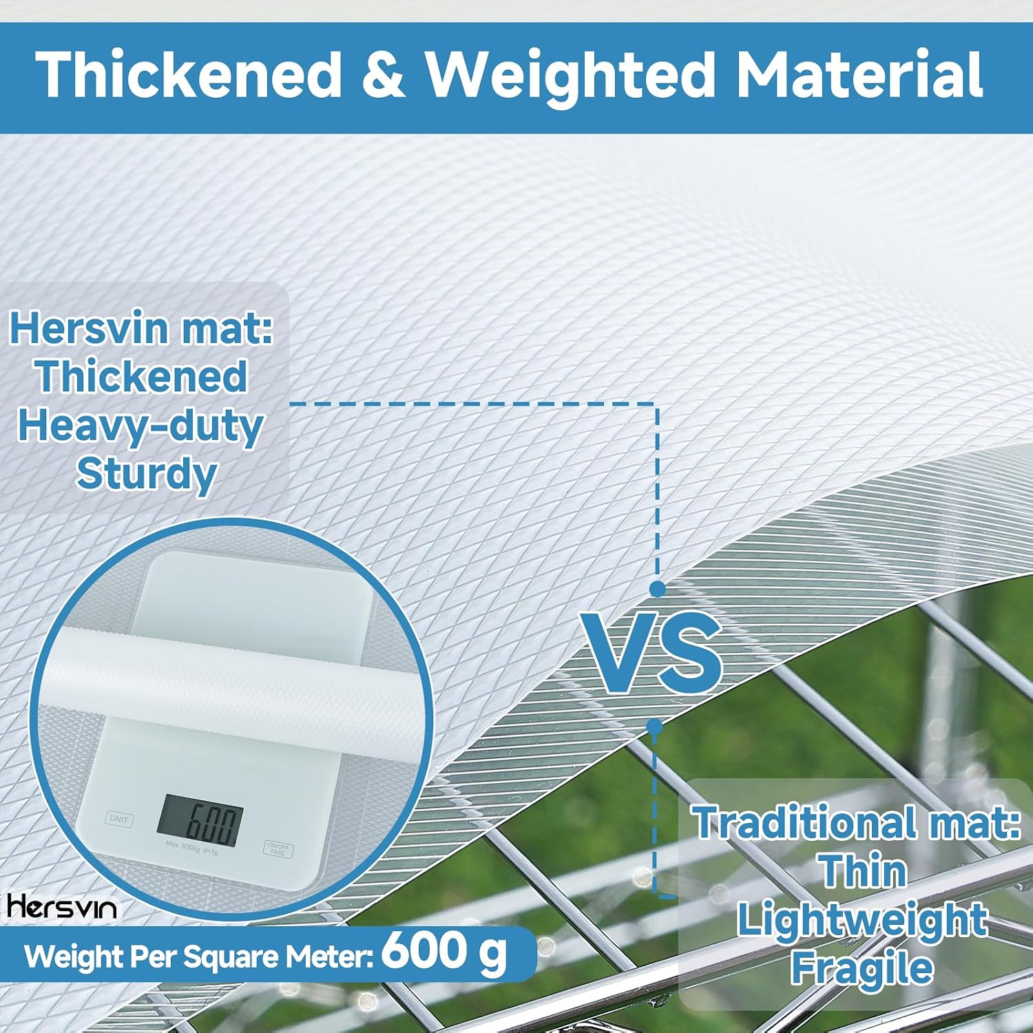 Thumbnail 1 de Hersvin non slip shelf mats 50cmx600cm
