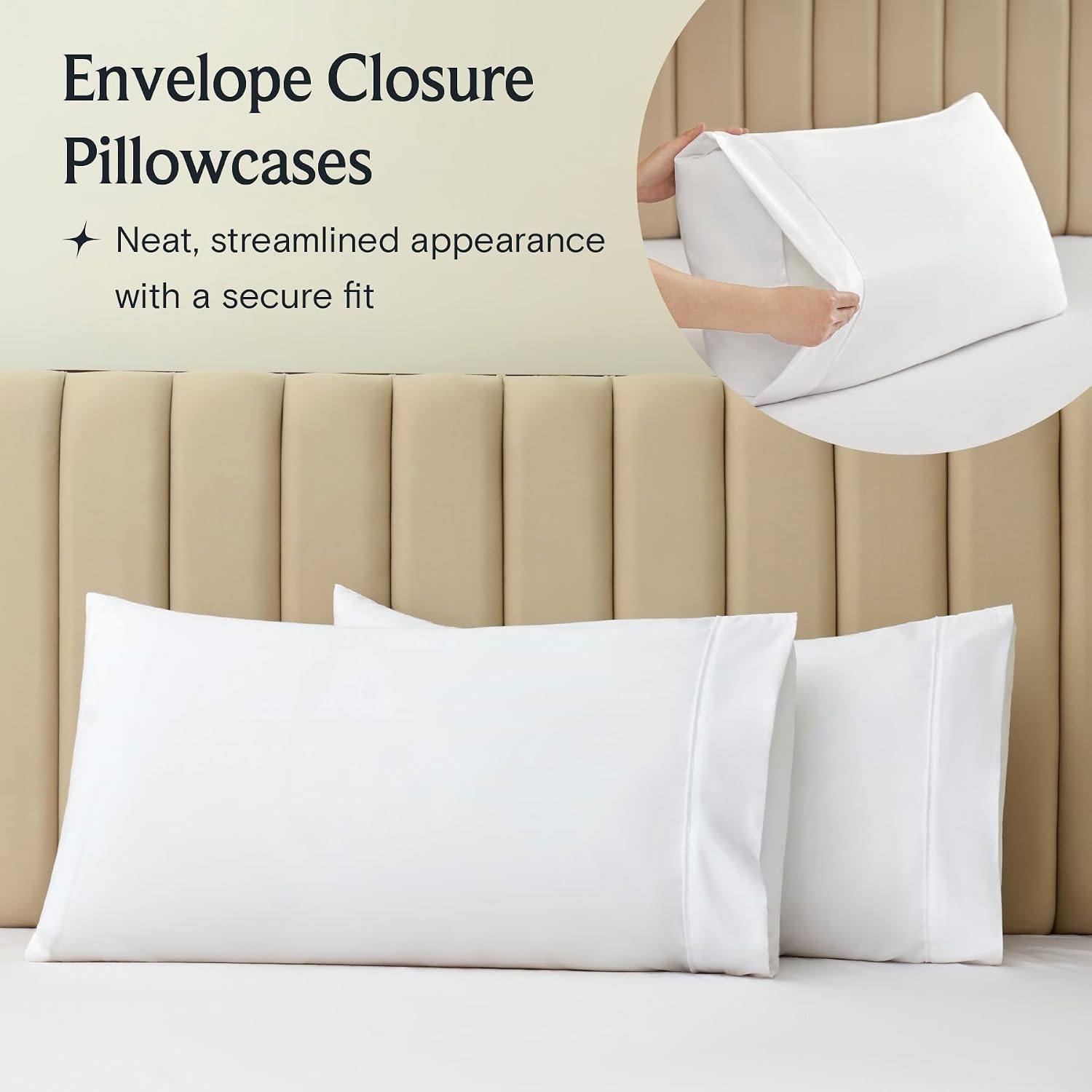 Thumbnail 6 de LuxClub Twin Sheets Set: Deep Pocket 3-Piece Microfiber Bedding, White