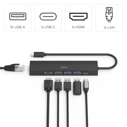 Thumbnail 1 de Hama Hub USB-C Multiports, 6 ports 📺