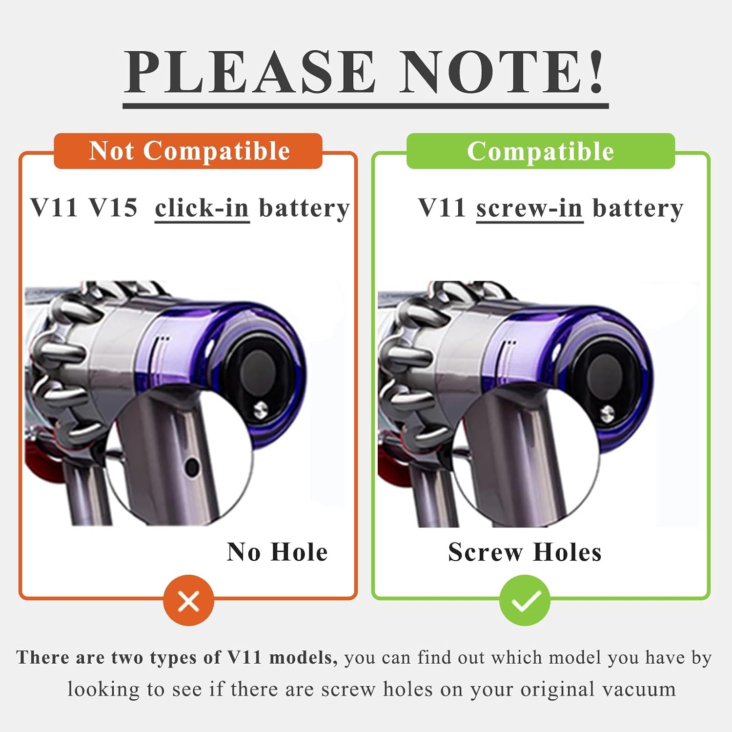 Thumbnail 3 de BOTKK KB440-03H V11 SV14 Screw-In Vacuum Battery, 10,000mAh
