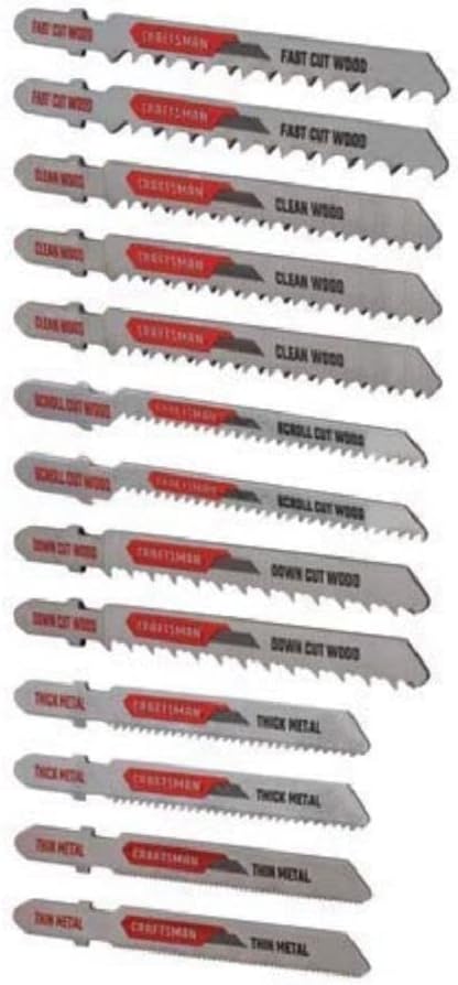 Detalle de CRAFTSMAN jigsaw blade kit, 13-piece