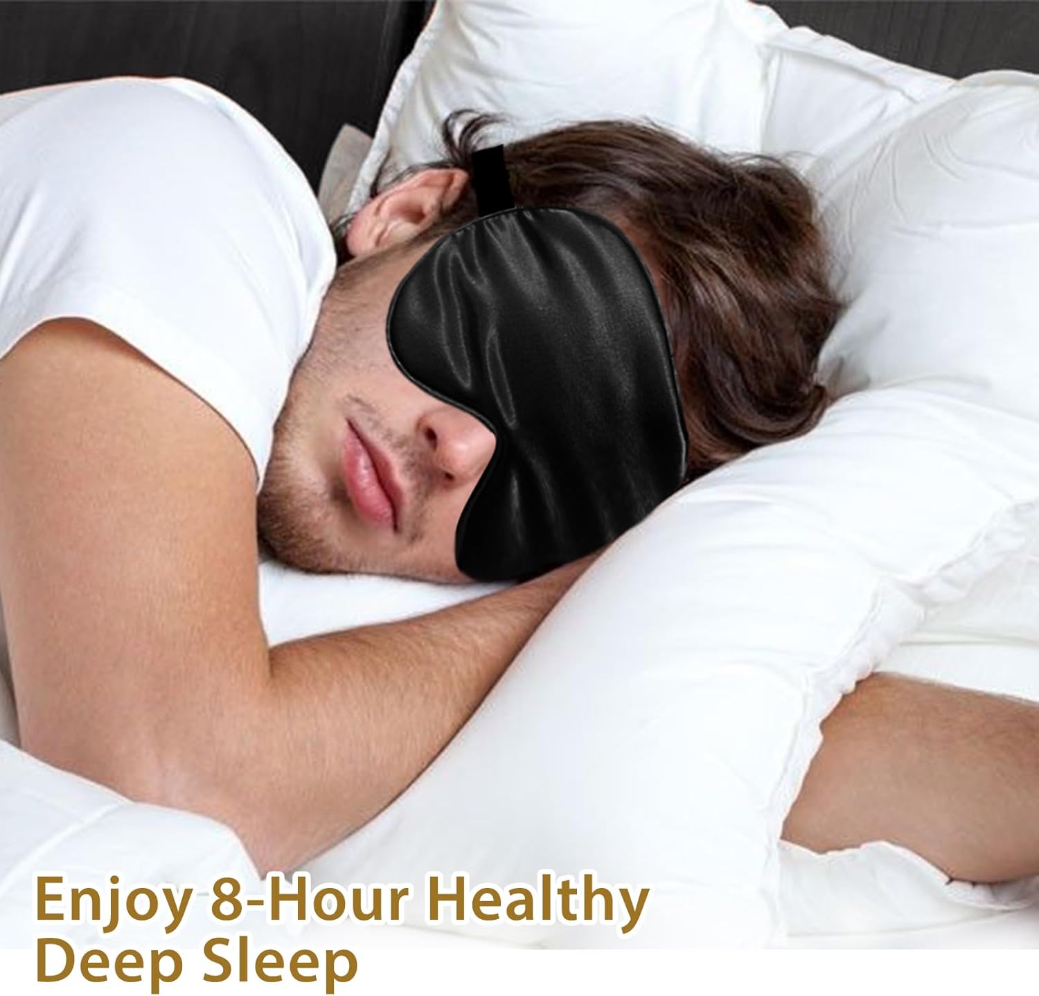 Thumbnail 6 de JroyJoy 4 Pack Silk Sleep Mask 100% Blackout