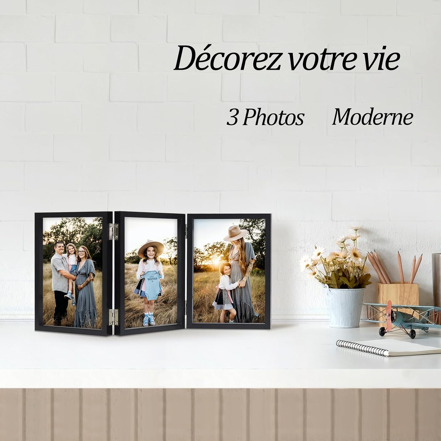 Detalle 2 de AVEAX Cadre Photo 10x15 cm Triple