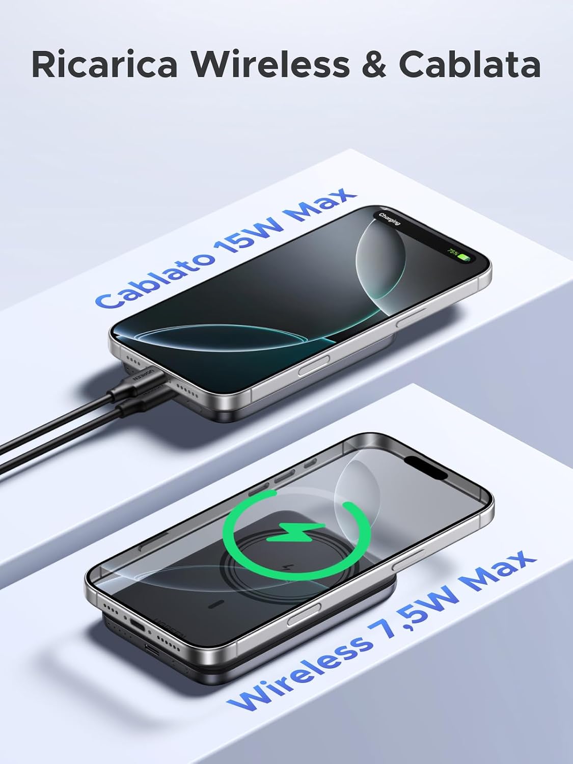 Thumbnail 3 de UGREEN Nexode 5000mAh Power Bank magnetico