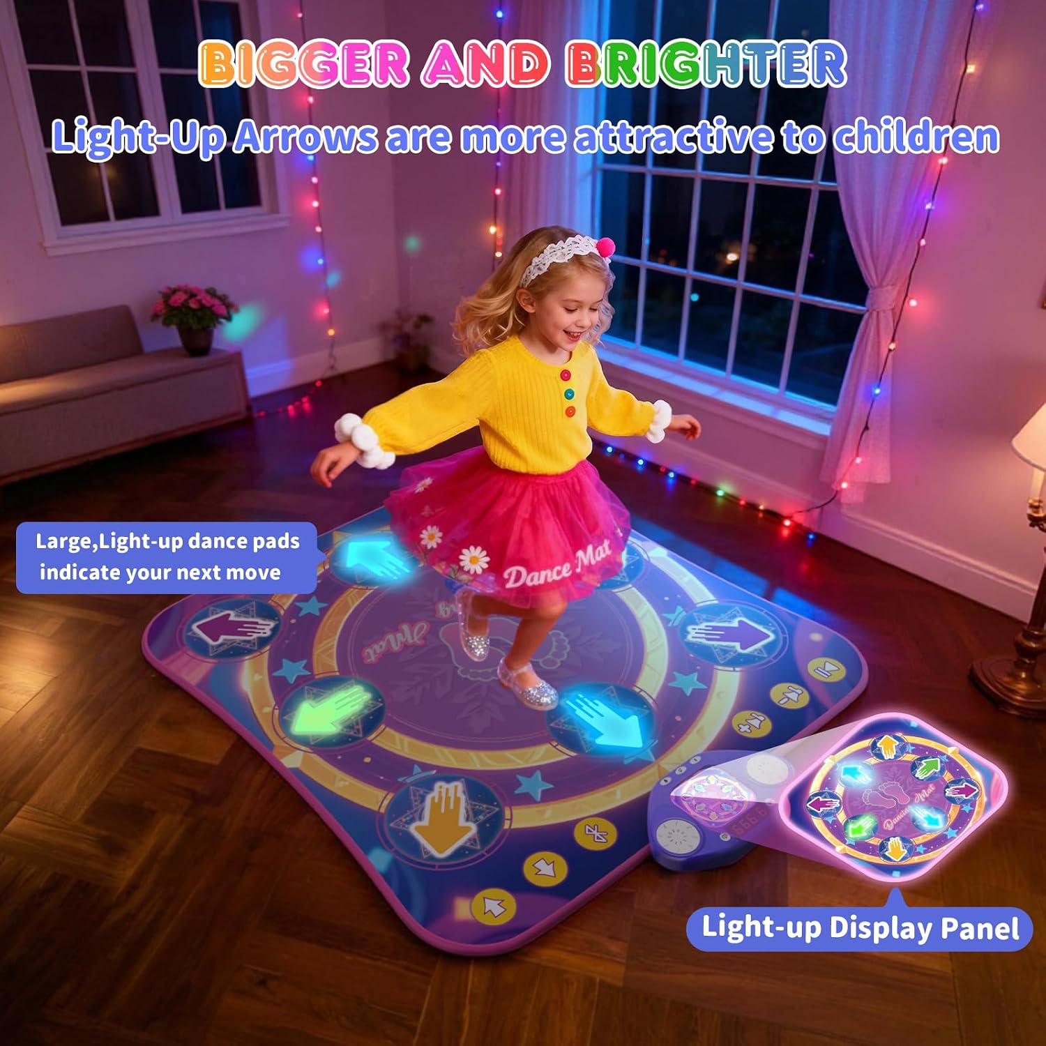 Detalle 2 de Dance Mat Toys 8-Button Light-Up Dance Pad