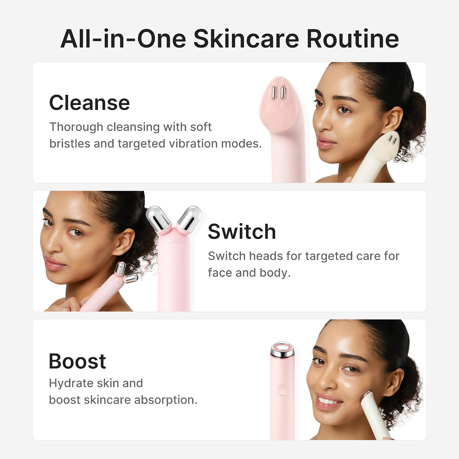 Thumbnail 2 de medicube Mini Booster Pro Plus Facial Device Set, Beige, 3 Modes
