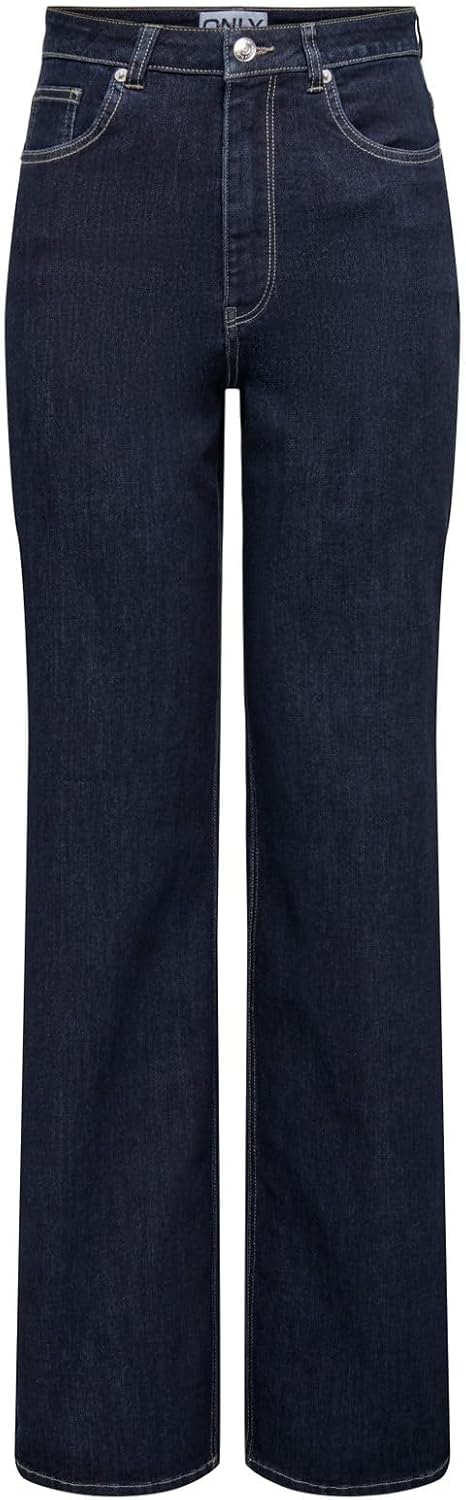 Detalle de ONLY Female Jeans mit weitem Bein ONLJUICY-WAUW – hohe Taille & weiter Beinschnitt