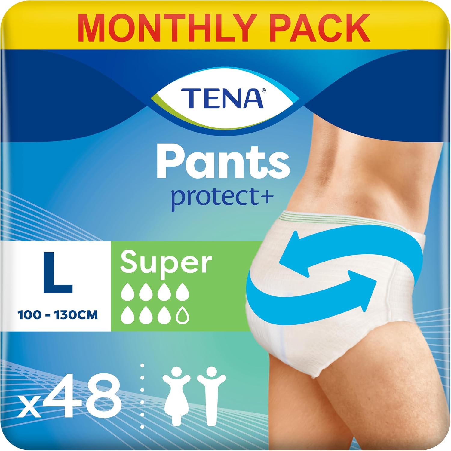 Detalle de TENA Pants Super Unisex incontinence pants 48 pairs 🩲