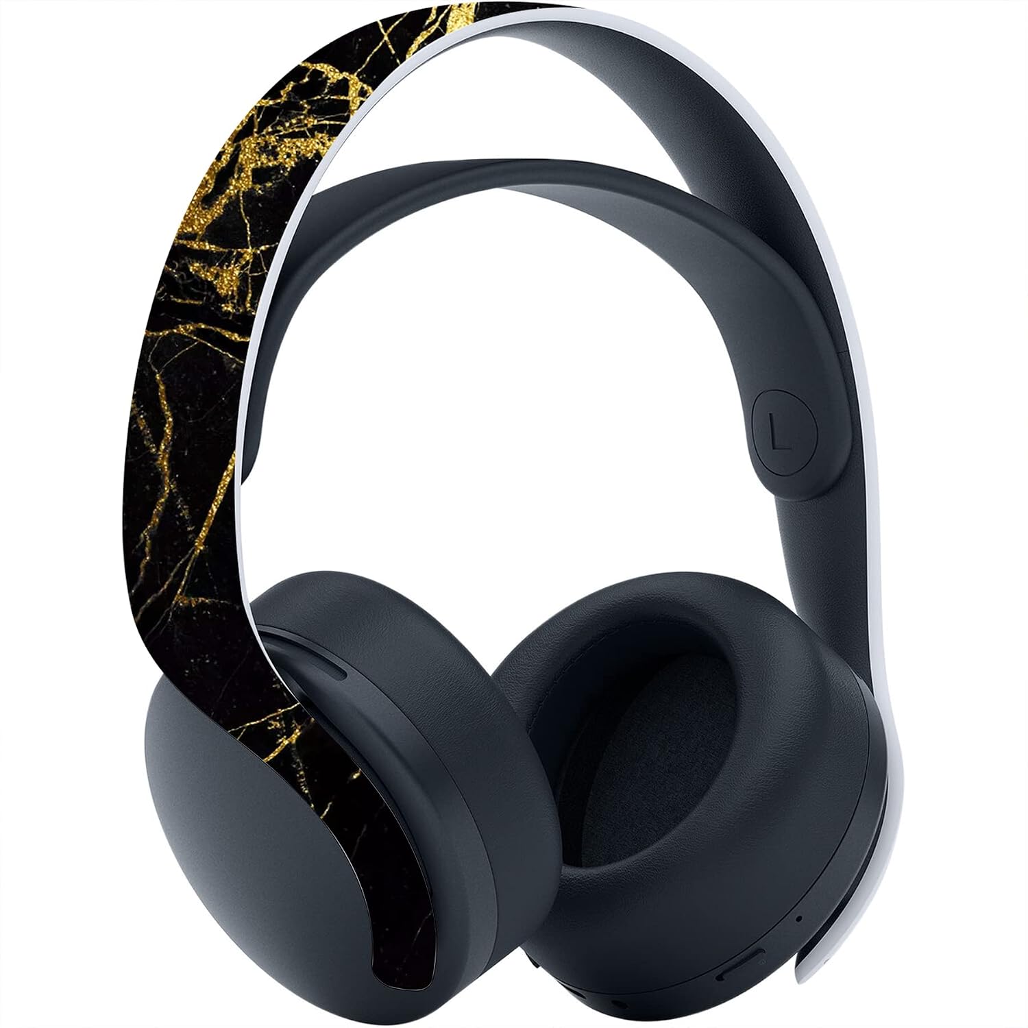 Detalle de Playvital PS5 skin set Black & Gold