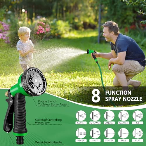 Thumbnail 4 de QINGHUAI 50 ft Expandable Garden Hose with 10-Pattern Nozzle