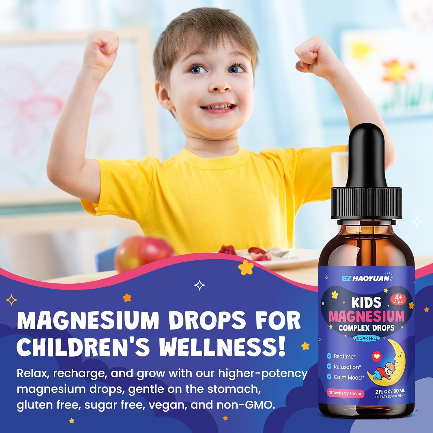 Detalle 2 de Kids Magnesium Liquid Drops 2 fl oz