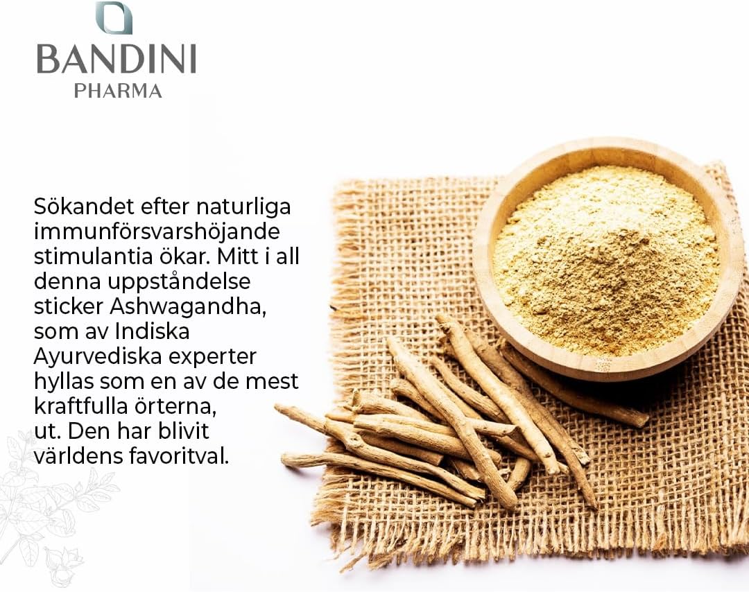 Thumbnail 6 de BANDINI Ashwagandha KSM-66, 180 tabletter med 5 % withanolider