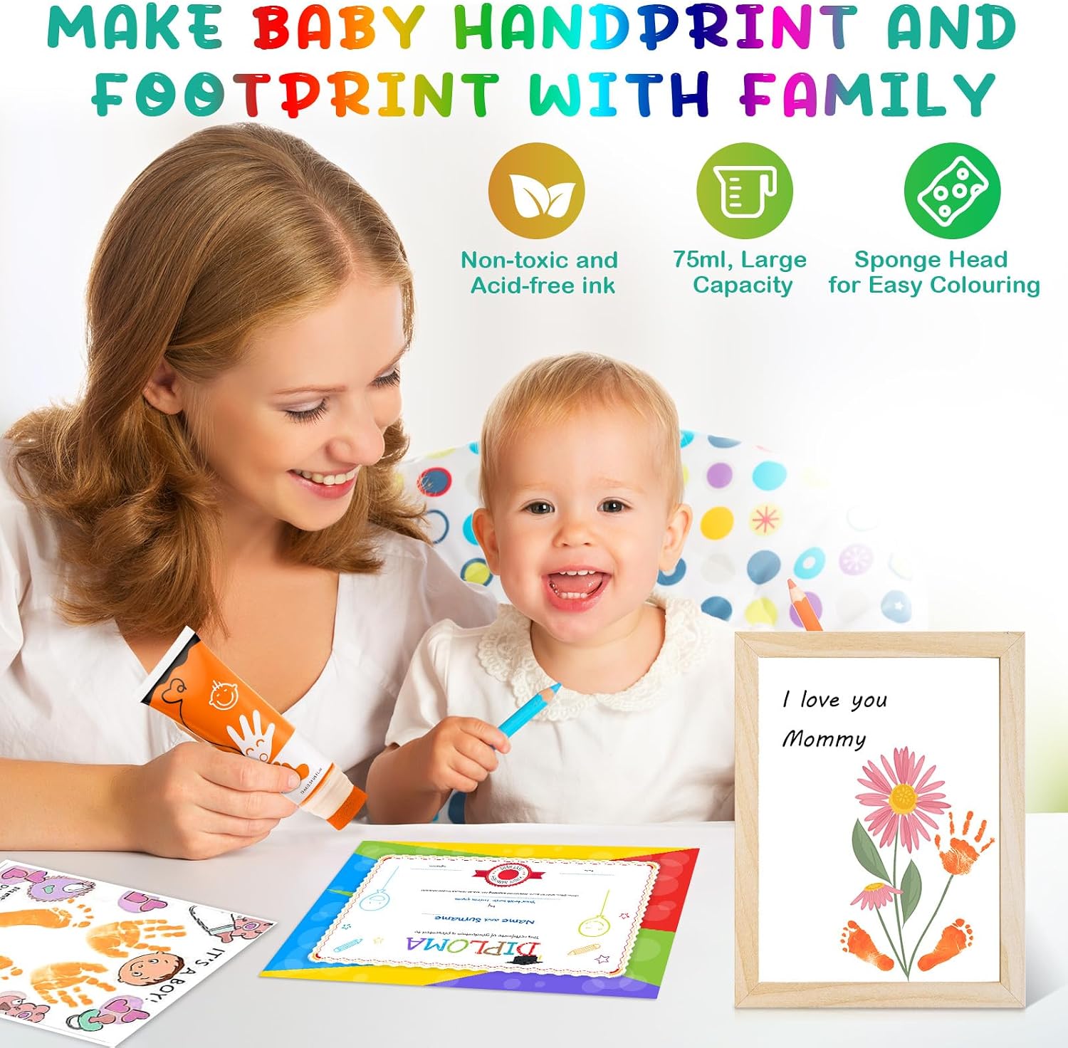 Thumbnail 4 de TOGOU2S Baby Safe Paint for Handprints